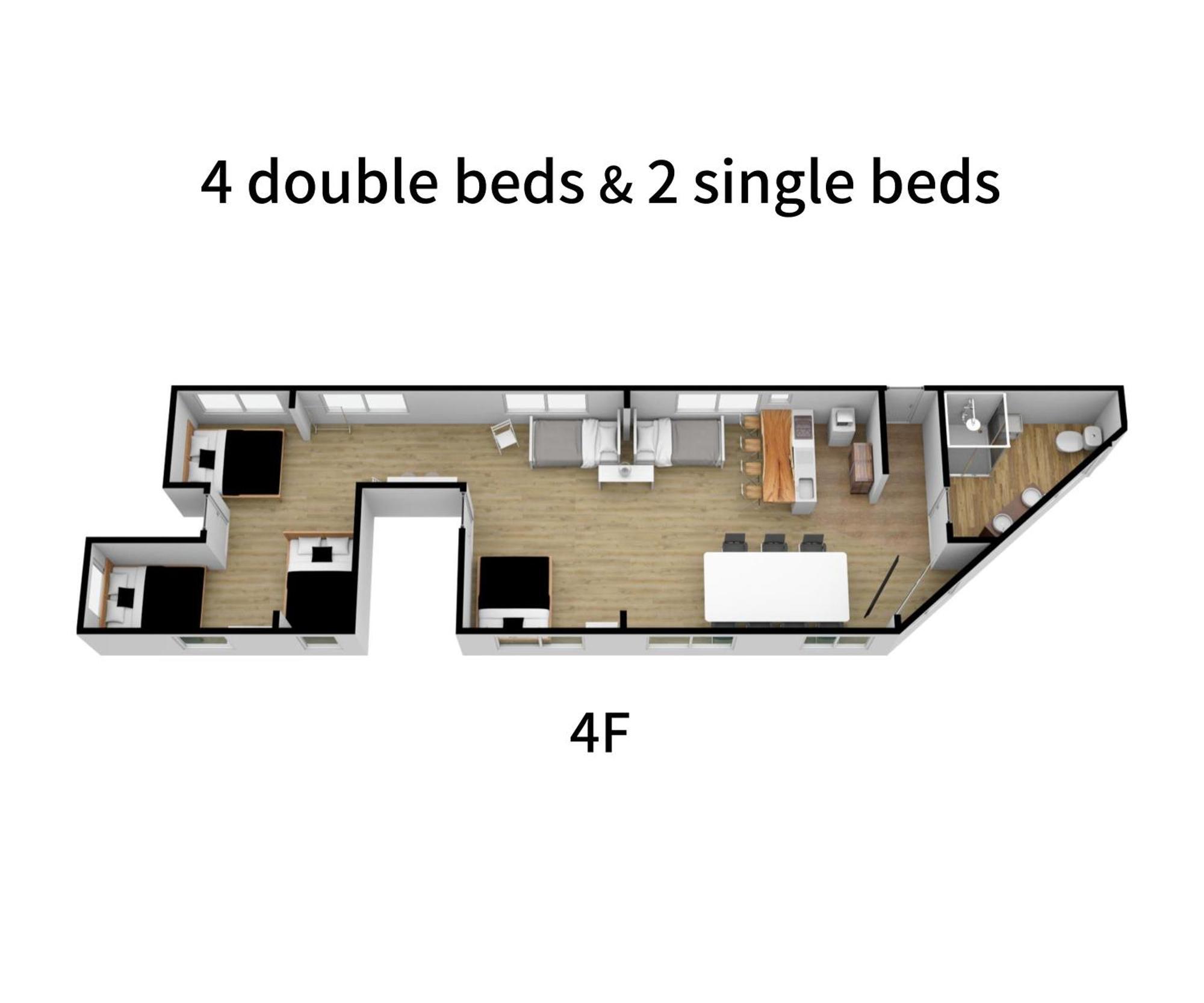 Aparthotel U.House Ōsaka Zimmer foto